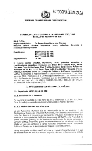 Ley Municipal 171 de La Paz