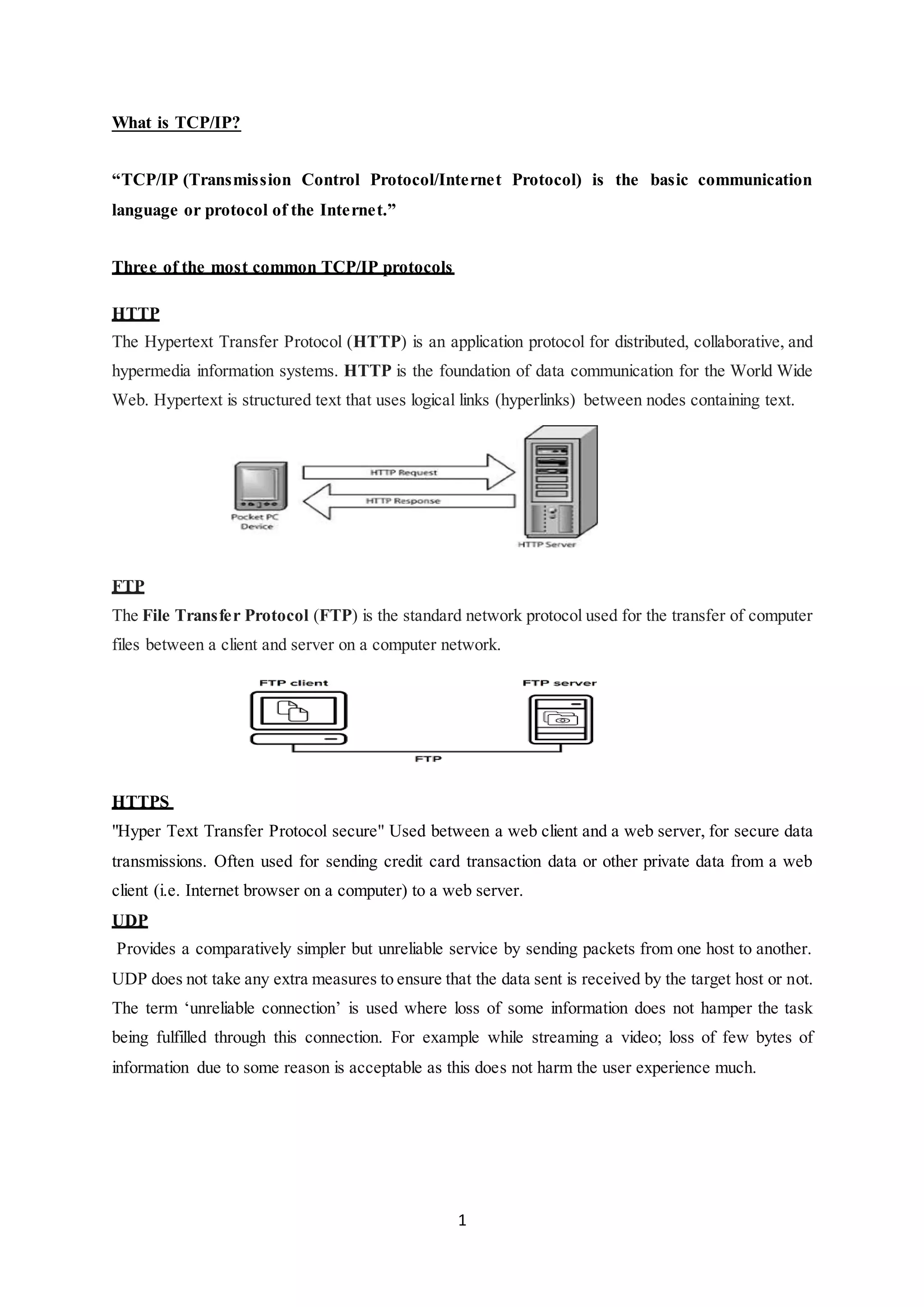 Tcp protocols | PDF