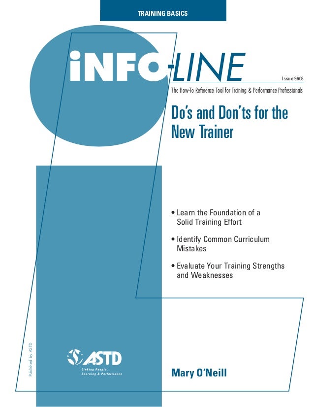 Training Dos Donts - 