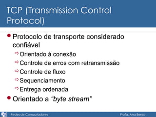 Protocolos de Comunicação TCP UDP TCP/IP | PPT