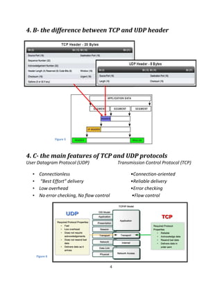TCP Vs UDP | PDF | Computer Networking | Computing