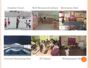 Covered Swimming Pool ICT Room Multipurpose Hall Outdoor Court Well Resourced Library Recreation Hall 