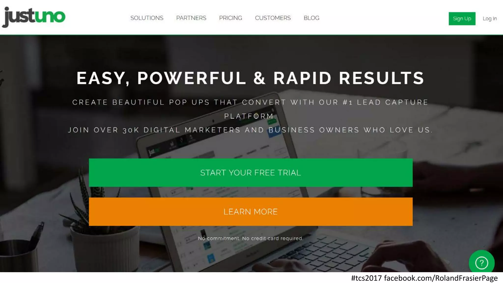 #tcs2017 facebook.com/RolandFrasierPage
 