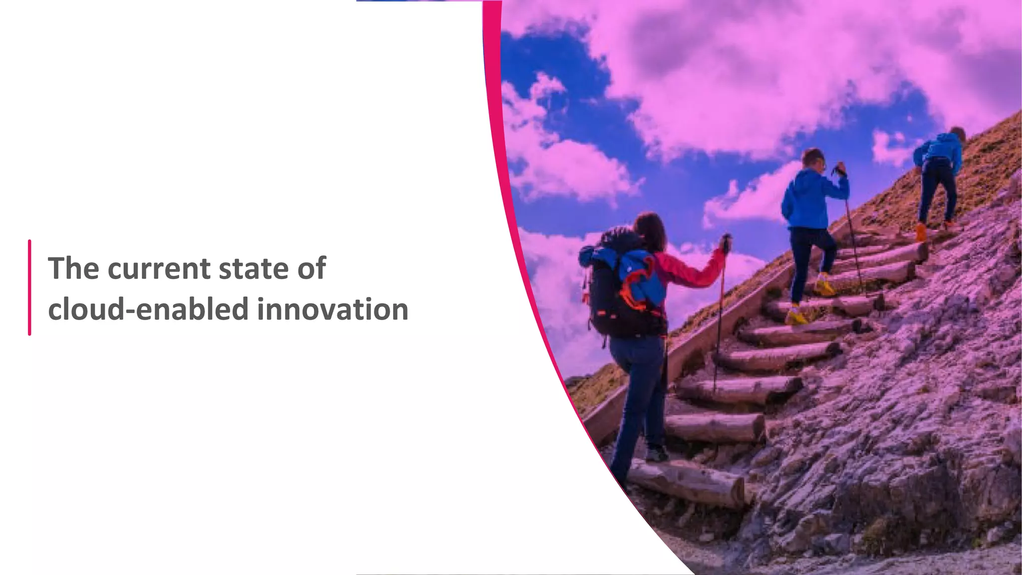 The current state of
cloud-enabled innovation
 