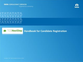 1
S
Handbook for Candidate Registration
 