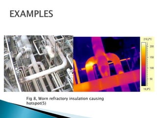 Fig 8, Worn refractory insulation causing
hotspot(5)
 