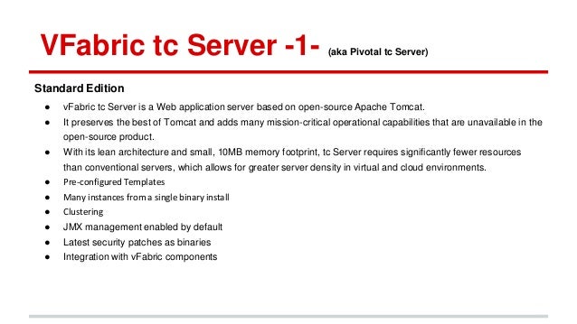 vfabric tc server vfabric tc server