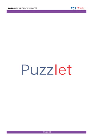 Puzzlet 
Page 33 
 