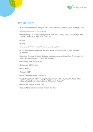 TCS Digital World Portfolio | PDF