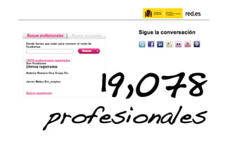 19,078
profesionales!
 