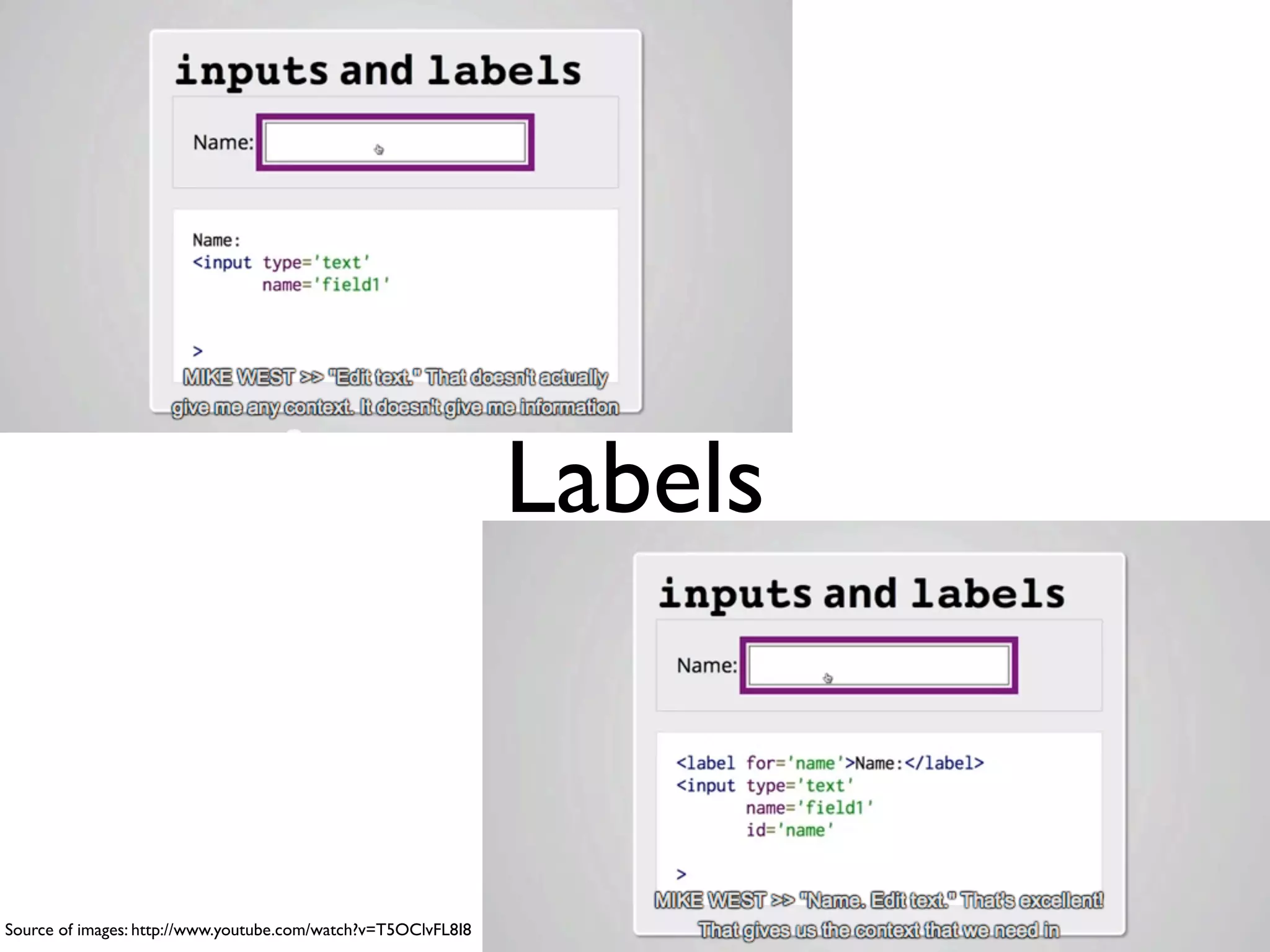 Labels



Source of images: http://www.youtube.com/watch?v=T5OClvFL8I8
 