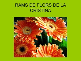 RAMS DE FLORS DE LA CRISTINA 