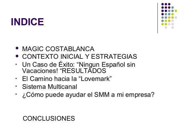cadenas hoteleras vacacionales caso magic costa blanca beneficios de las redes sociales cadenas hoteleras vacacionales caso magic costa blanca beneficios de las redes sociales