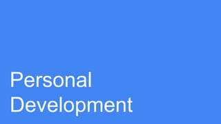 Personal
Development
 