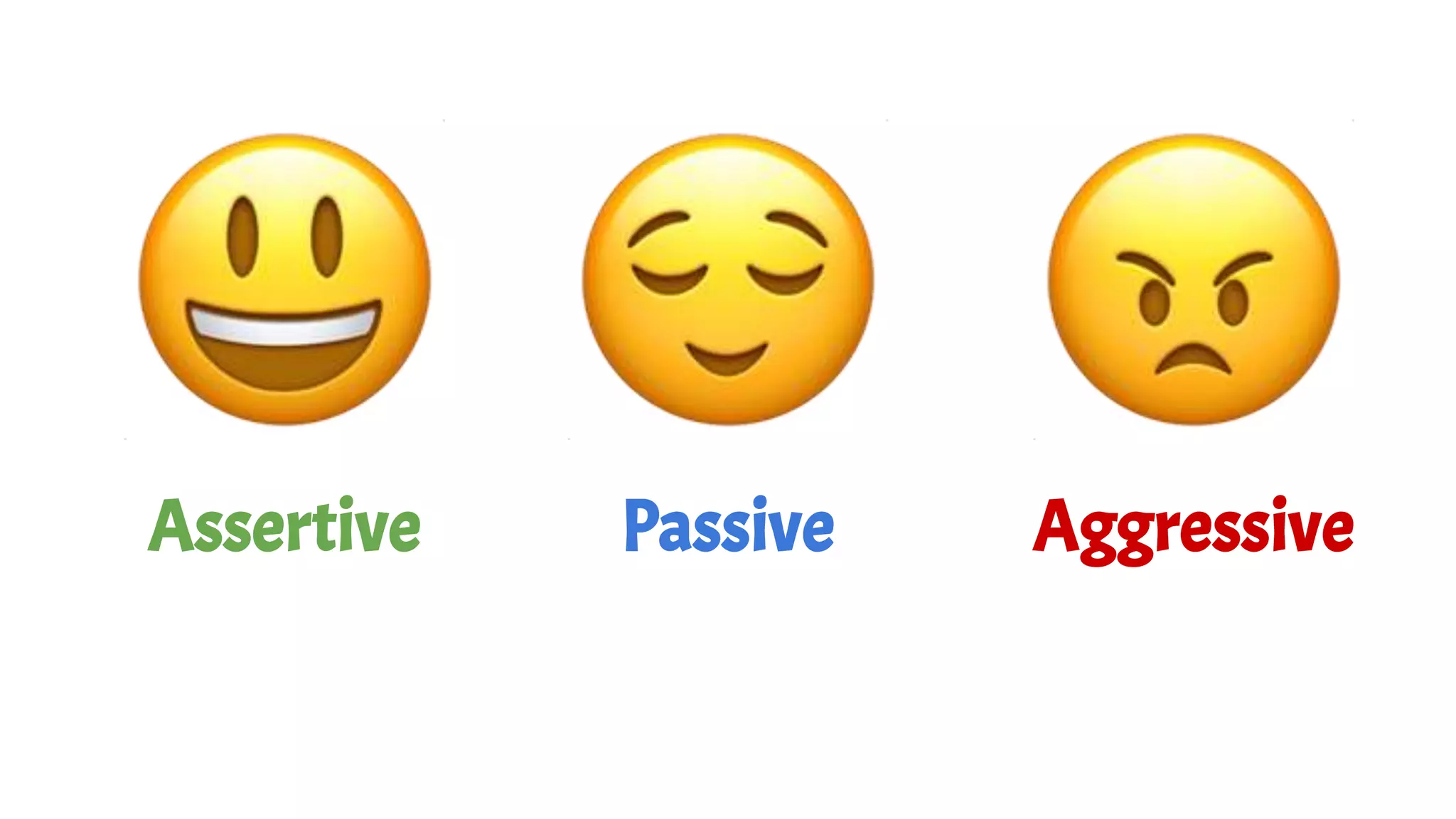 Assertive Passive Aggressive
 