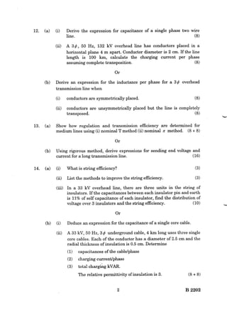 Transmission and Distribution.