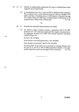 Transmission and Distribution.