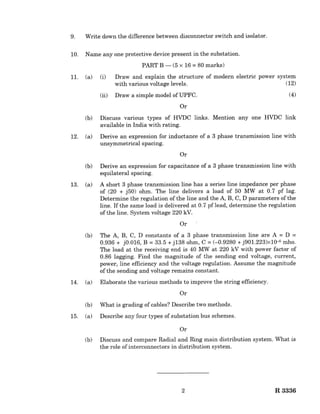Transmission and Distribution.