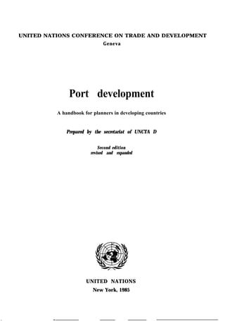 Port Development - a handbook for planners in developing countries | PDF