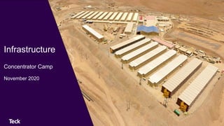 Infrastructure
Concentrator Camp
November 2020
 