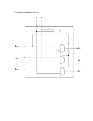 Cela se résume au circuit suivant :
 