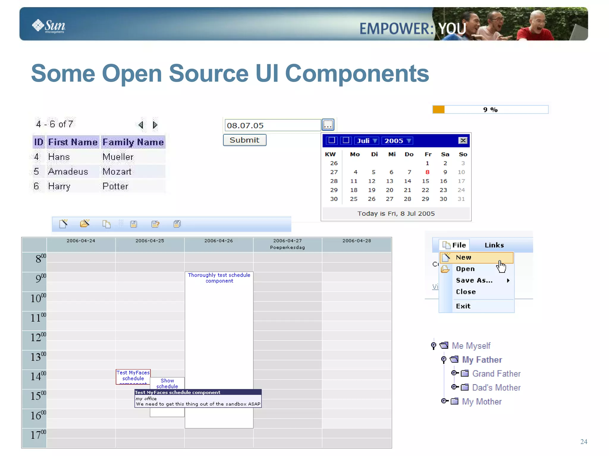 Some Open Source UI Components 