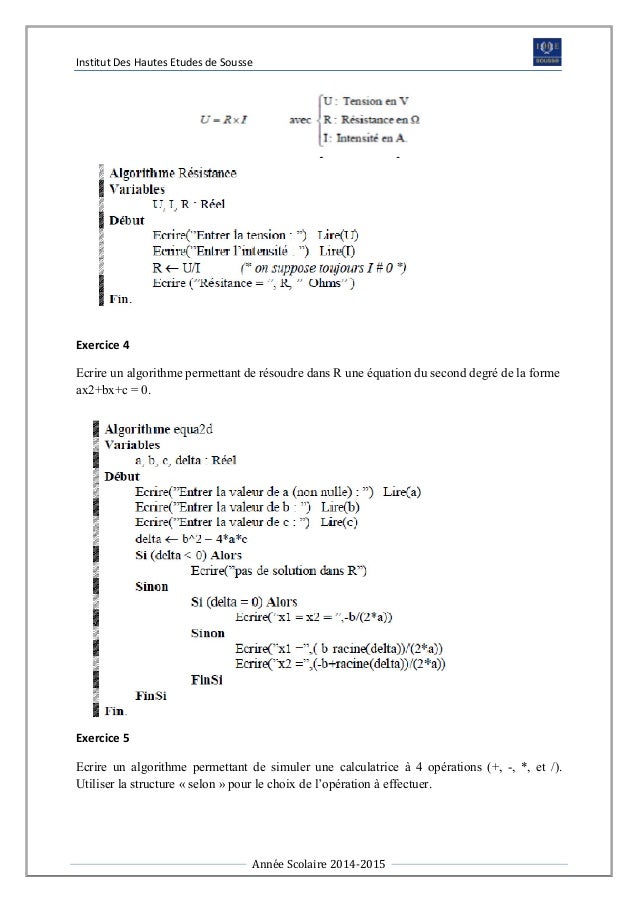 exercices corriges polynomes fractions rationnelles (1 ...