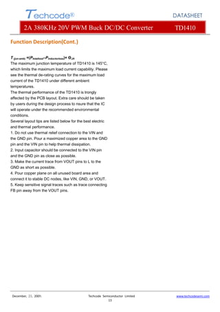 Td1410 | PDF