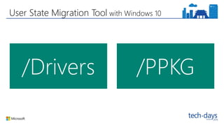 User State Migration Tool with Windows 10
 