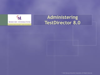 Administering TestDirector 8.0 