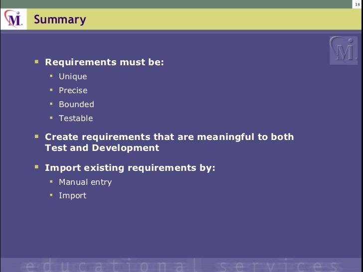 Mercury Testdirector8.0 using Slides