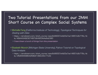 Introduction to Topological Data Analysis | PDF