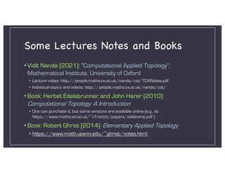 Introduction to Topological Data Analysis | PDF