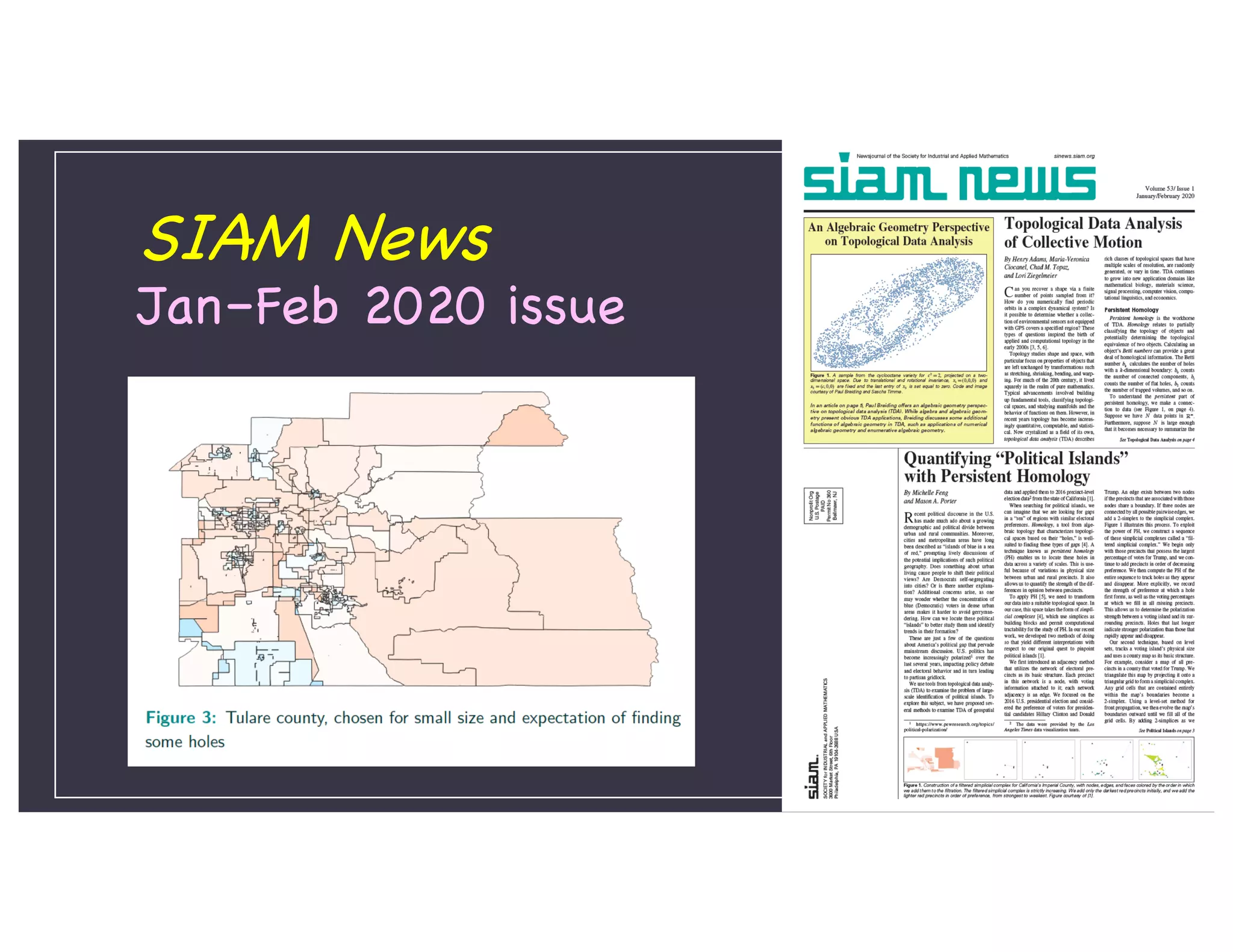 SIAM News
Jan–Feb 2020 issue
 