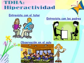 Entrevista con el tutor Entrevista con los padres Observación en el aula 