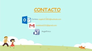 CONTACTO
:
Correos angelo372811@outlook.com
madeloal2211@gmail.com
AngiePrincs
 
