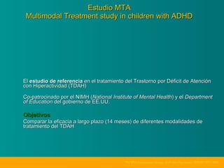 Trastorno por déficit de atención/hiperactividad. PPT elaborado por el ...