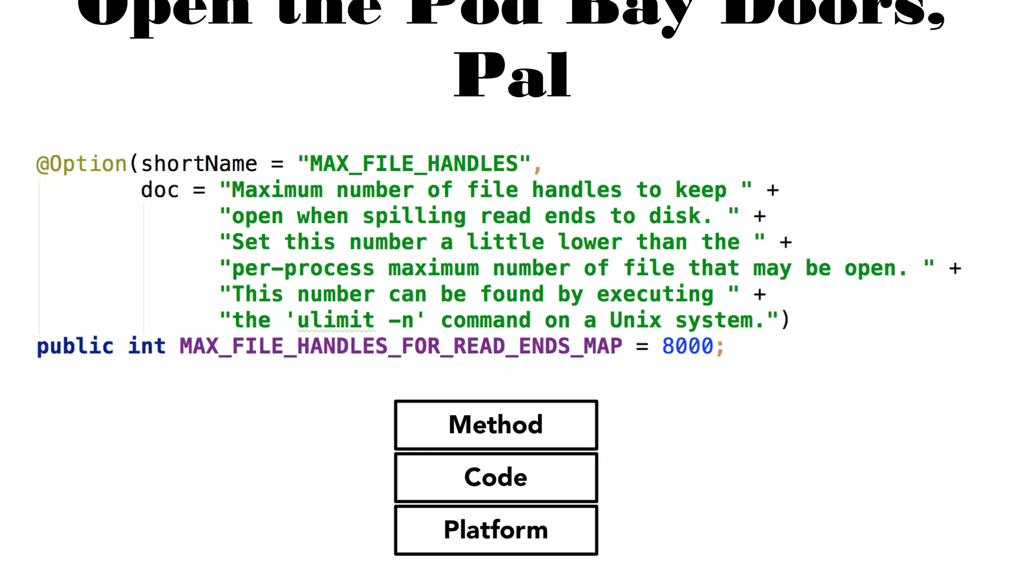 Open the Pod Bay Doors,
Pal
 