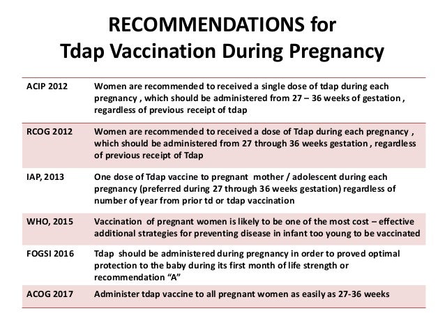 Tdap Vaccination During Pregnancybased On Commonly Asked Questions B
