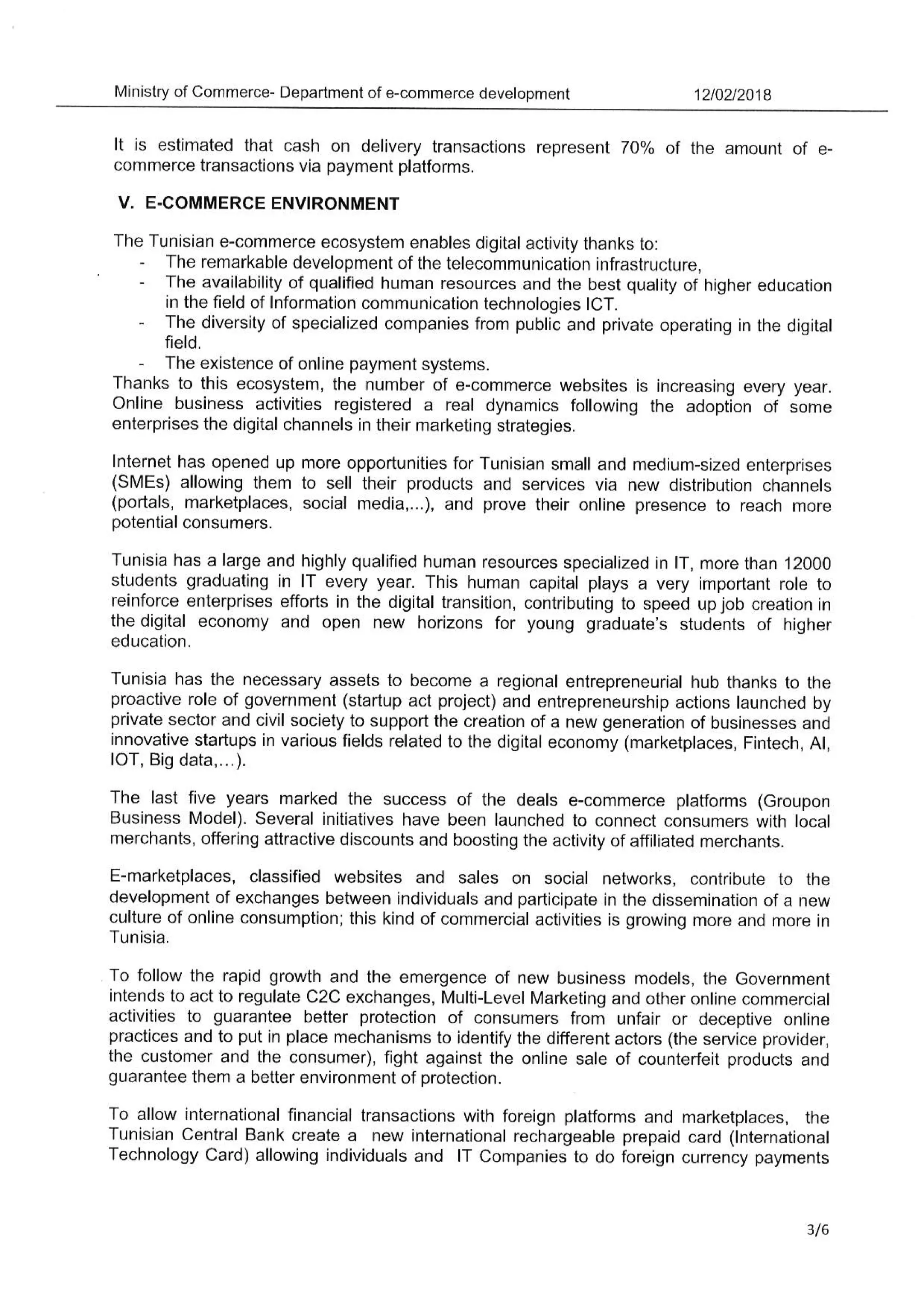 E-commerce Tunisia