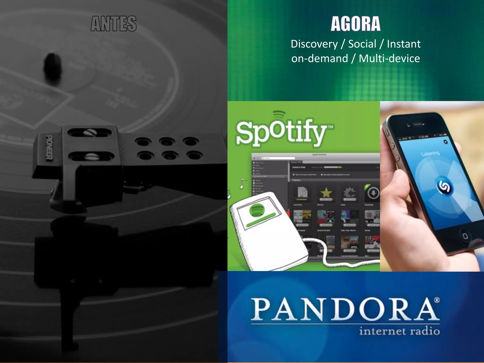 Discovery / Social / Instant 
on-demand / Multi-device 
 