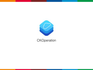 CKOperation
 