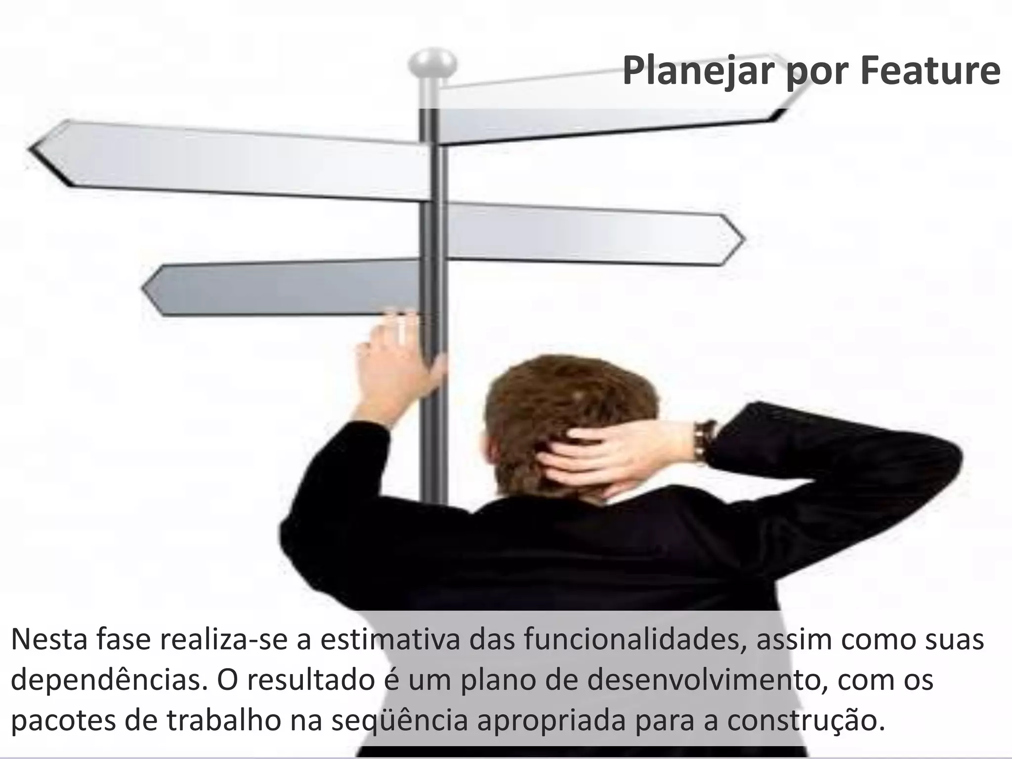 Principais característicasFornece uma forma de saber, dentro dos primeiros 10% de um projeto, se o plano e a estimativa são sólidos.