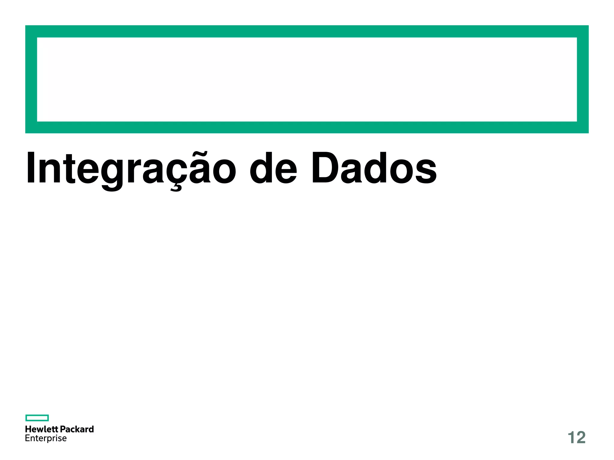 Integração de Dados
12
 