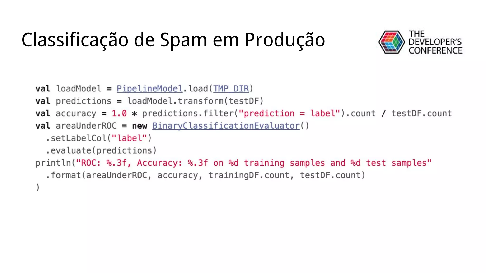 Classificação de Spam em Produção