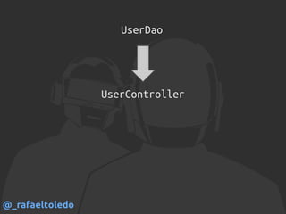 UserDao
UserController
@_rafaeltoledo
 