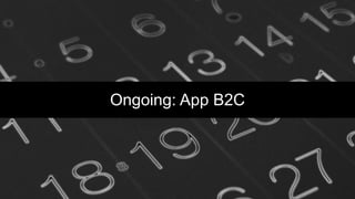 Ongoing: App B2C
 
