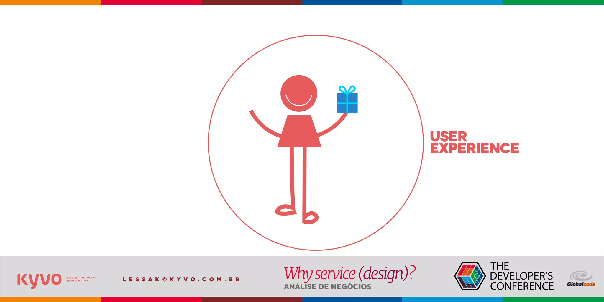 l e s s a k @ k y v o . c o m . b r
Análise de Negócios
Whyservice(design)?
USER
EXPERIENCE
 