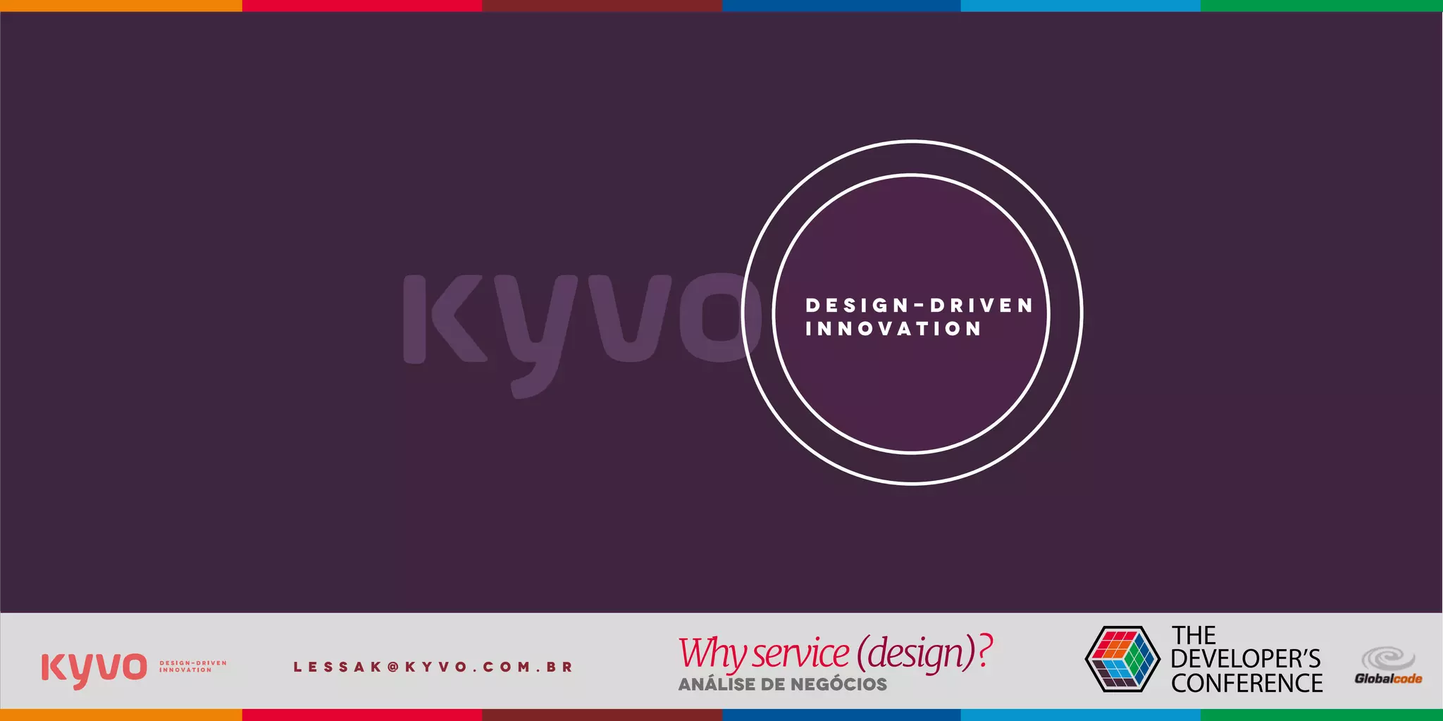 l e s s a k @ k y v o . c o m . b r
Análise de Negócios
Whyservice(design)?
 