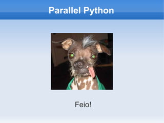 Parallel Python




      Feio!
 